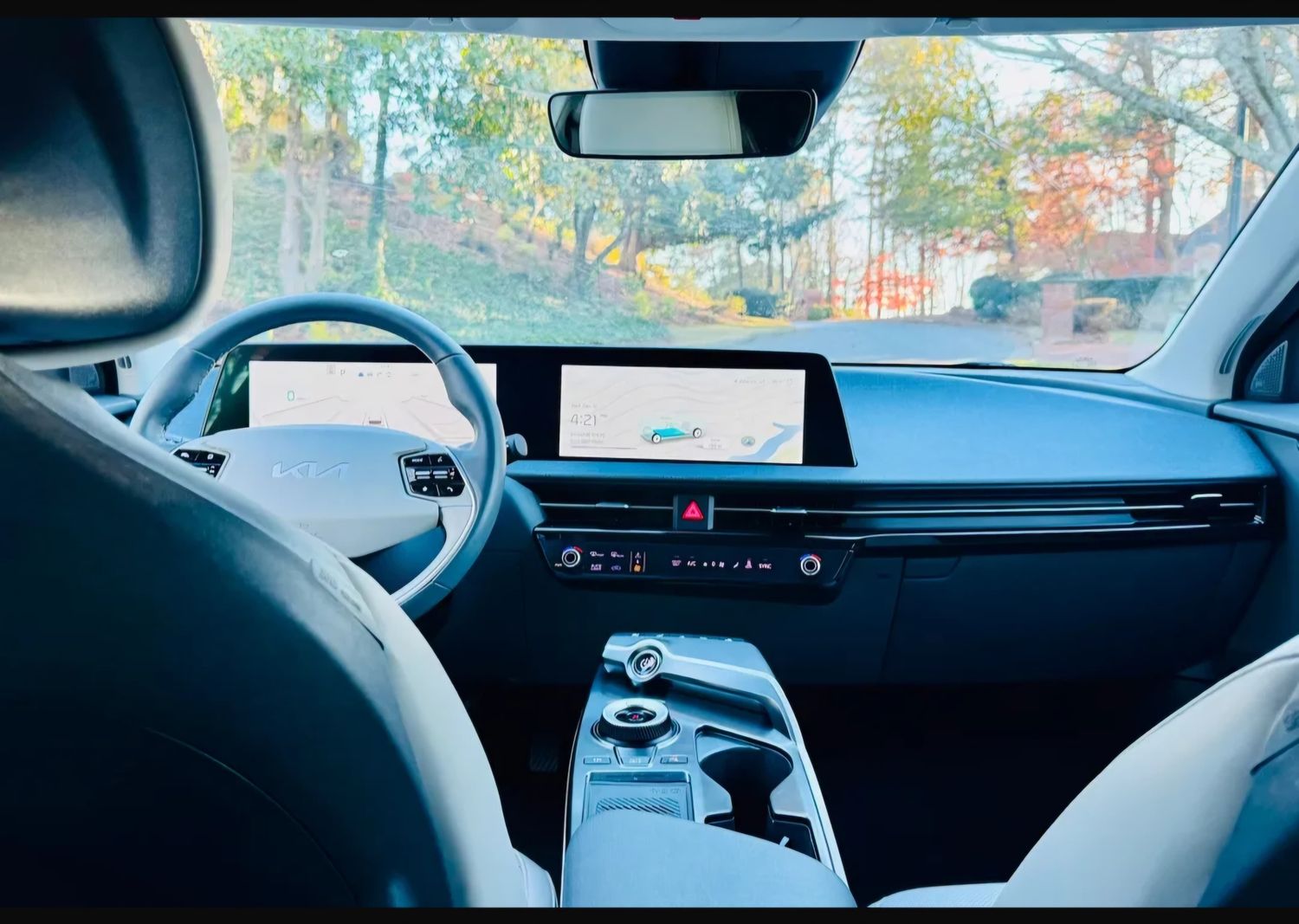 EV6: a cockpit from 2030.